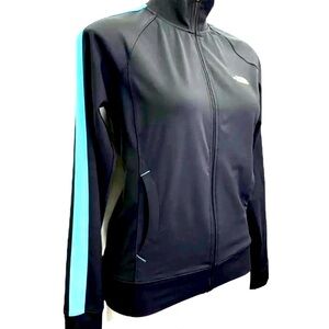 THE NORTH FACE Zipper Jacket, Colorblock 
Grey / Blue